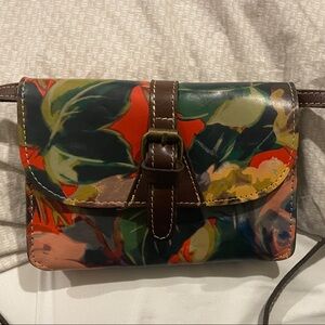 Patricia Nash Multicolor Floral Crossbody Bag